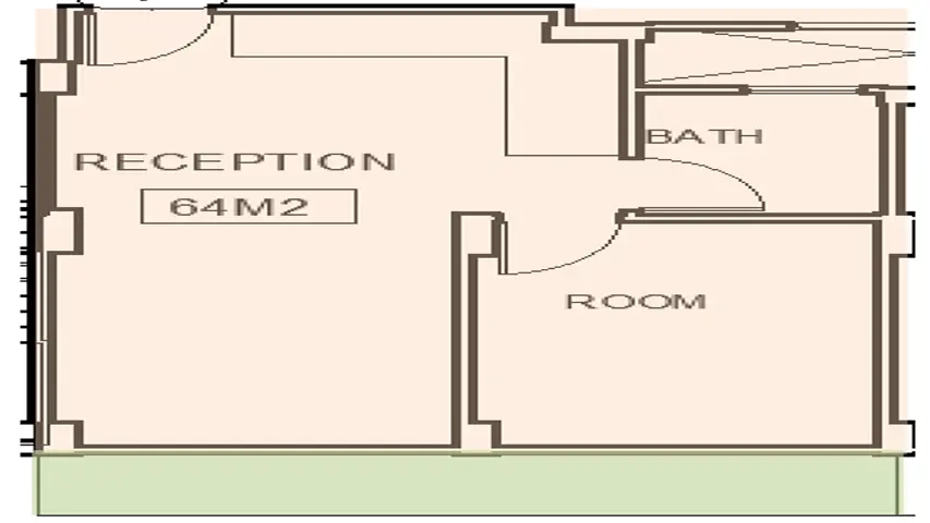 A1 مستوي حمام السباحة يطل على الشارع + 10 م2 حديقة خاصة
